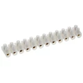 Колодка клеммная IEK ЗВИ-30 6-16 мм², количество полюсов - 12, цвет - белый, материал изоляции - полиэтилен