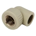 Угольник PP-R Kalde Дн20х1/2″ Ру25 полипропиленовый, комбинированный, внутренняя резьба/сварка, серый