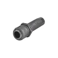 Сгон стальной КАЗ 1 1/2″ Ду40 Ру16 без покрытия, ГОСТ 8969-75, L=150мм, в комплекте с чугунными муфтой и контргайкой