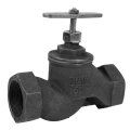 Клапан запорный Китай 15кч18п 1 1/2″ Ду40 Ру16 муфтовый, корпус - чугун, штурвал