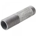 Сгон Китай 1/2″ Ду15 Ру16 L=110мм, материал - сталь 20 оцинкованная, ГОСТ 8969-75
