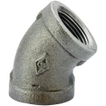 Угольник Китай 1/2″ Ду15 45° корпус - ковкий чугун, внутренняя/внутренняя резьба