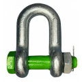 Скоба КМП G2150 1/2″ прямая со шплинтом, покрытие - цинк, грузоподъемность - 2.0т
