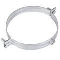 Хомут SHUFT РС1251SH Ду125 для воздуховода, без резинового профиля (гайка), материал корпуса - оцинкованная сталь, М8, упак. 120шт