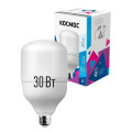 Лампа светодиодная КОСМОС HВтLED матовая, мощность - 30 Вт, цоколь - E27, световой поток - 2650 лм, цветовая температура - 4500 K, форма - цилиндрическая
