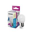 Лампа светодиодная КОСМОС шар матовая, мощность - 10,5 Вт, цоколь - E27, световой поток - 840 лм, цветовая температура - 3000 K, форма - шар