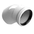 Отвод ROMMER Ду80 45° конденсационный угол