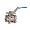 Кран шаровой DN.ru BV3232P(3pc)-FP-T-ISO-H 1/2″ Ду15 Ру63 полнопроходной, нержавеющая сталь AISI 316, резьбовой, с ISO фланцем и рукояткой
