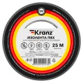 Изолента самозатухающая KRANZ ширина - 19 мм, длина - 25 м, толщина - 0.13 мм, материал - поливинилхлорид, цвет - красный Изолента самозатухающая KRANZ ширина - 19 мм, длина - 25 м, толщина - 0.13 мм, материал - поливинилхлорид, цвет - красный