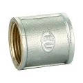 Муфта Euros ST3015 ST3015 1/2″ Ду15 ВР латунная никелированная