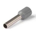 Наконечник втулочный КВТ НШВИ 4.0-12 штыревой изолированный, сечение 4.0 мм2, длина контакта 12 мм, материал - медь, цвет - серый Наконечник втулочный КВТ НШВИ 4.0-12 штыревой изолированный, сечение 4.0 мм2, длина контакта 12 мм, материал - медь, цвет - серый