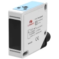Датчик оптический LANBAO PTF-BC100DNR-E2, прямоугольный корпус, диффузный, выход NPN, питание - 12-24В, разъем M12 4-pin, IP64, расстояние срабатывания - 1000мм, материал корпуса - пластик