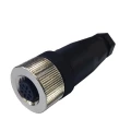 Разъем LANBAO QE12-N4F для датчиков, прямой, 250В, IP67, материал корпуса - пластик