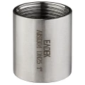 Муфта LEADTEK 3/8″ Ду10 Ру16, корпус - нержавеющая сталь AISI304 (CF8), присоединение - внутренняя / внутренняя резьба