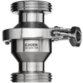 Клапаны обратные LEADTEK 1 1/2-2″ Ду40-50 Ру16 муфтовые, пружинные, корпус - нержавеющая сталь AISI304 (CF8), DIN стандарт