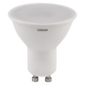 Лампа светодиодная LEDVANCE LED Value LVPAR1660 матовая, мощность - 7 Вт, цоколь - GU10, световой поток - 560 лм, цветовая температура - 3000 K, форма - софит