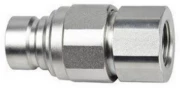 Муфта быстроразъемное соединение LSQ ниппель-FF-02PF-NPT1/4 1/4″ Ду8 РУ350 корпус - сталь, уплотнение - NBR, присоединение - внутренняя резьба