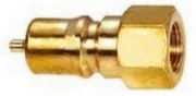 Муфта быстроразъемное соединение LSQ ниппель-KZD-PF-BSP 1/2″ Ду15 Ру65 латунь, уплотнение - NBR, присоединение - резьба BSPT
