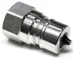 Муфта быстроразъемное соединение LSQ ниппель-S1-PF-NPT 1/4″ Ду8 Ру350 стальная, уплотнение - NBR, присоединение - резьба NPT
