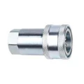 Розетка БРС LSQ S1 Дн6.3х1/4″ Ру350, присоединение внутренняя резьба G1/4″, диаметр стыка Dn6.3, корпус - сталь, уплотнение NBR, ISO 7241-А