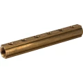 Коллектор LUXOR CD 457/6 G1″ х G1/2″ Ду25 Ру10 распределительный, корпус - латунь, 6 выходов