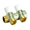 Коллектор LUXOR CP 452 G3/4″ х G3/4″ Ду20 Ру10 EK распределительный, корпус - латунь, 2 отвода