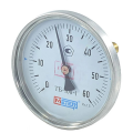 Термометр осевой Метер ТБ-100-1 биметаллический 60°С, корпус 100 мм, L=60 мм, присоединение G1/2