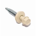 Саморез Китай 5.5х19 RAL1015 (4000шт) кровельный (по металлу), головка - шестигранная, диаметр - 5.5мм, длина - 19мм, материал - углеродистая сталь, наконечник - сверло, покрытие - порошковая окраска, цвет - светлая слоновая кость, упаковка - 4000шт