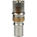 Муфта переходная STOUT SFP-0004 Ду20x16 пресс, латунная, для металлопластиковых труб