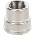 Муфта переходная STOUT SFT-0006 Ду25x20 1″x3/4″ Ру16 латунная никелированная Муфта переходная STOUT SFT-0006 Ду25x20 1″x3/4″ Ру16 латунная никелированная
