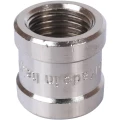 Муфта прямая STOUT SFT-0006 Ду8 1/4″ Ру16 латунная никелированная