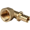 Угольник-переходник STOUT SFA-0006 Дн25x1″ 90° аксиальный для трубы PEX Угольник-переходник STOUT SFA-0006 Дн25x1″ 90° аксиальный для трубы PEX