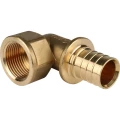 Угольник-переходник STOUT SFA-0006 Дн32x1″ 90° аксиальный для трубы PEX Угольник-переходник STOUT SFA-0006 Дн32x1″ 90° аксиальный для трубы PEX