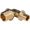 Угольник-переходник STOUT SFA-0005 Дн16x1/2″ 90° аксиальный для трубы PEX