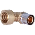 Уголок-переходник соединительный STOUT SFP-0010 26x1″ Ру16 пресс, латунный, для металлопластиковых труб Уголок-переходник соединительный STOUT SFP-0010 26x1″ Ру16 пресс, латунный, для металлопластиковых труб