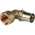 Уголок-переходник соединительный STOUT SFP-0010 20x3/4″ Ру16 пресс, латунный, для металлопластиковых труб