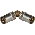 Уголок соединительный STOUT SFP-0009 Ду16 90° пресс, латунный, для металлопластиковых труб