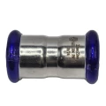 Муфта равнопроходная MVI SS.522.05 Ду18 Ру16 корпус - нержавеющая сталь AISI304, присоединение - пресс