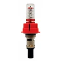 Расходомер MVI SP.300 1/2″ Ду15 для коллекторного блока, с ниппелем, материал - нержавеющая сталь, пластик