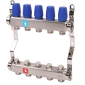 Коллекторная группа MVI MS.4 1″ Ду25 Ру10 с ручными регулировочными клапанами, 5 выходов - наружная резьба 3/4″ под евроконус, межосевое расстояние – 50 мм, корпус - нержавеющая сталь Коллекторная группа MVI MS.4 1″ Ду25 Ру10 с ручными регулировочными клапанами, 5 выходов - наружная резьба 3/4″ под евроконус, межосевое расстояние – 50 мм, корпус - нержавеющая сталь