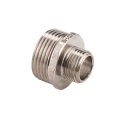 Ниппель MVI BF.542.0402 1/2″х1/4″ Ду15х7 Ру40, переходной, присоединение - наружная резьба, материал корпуса - латунь никелированная