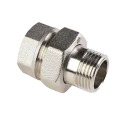 Сгон разъемный MVI 1/2″ Ду15 Ру40, прямой, корпус – никелированная латунь, американка внутренняя/наружная резьба