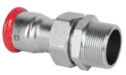 Муфта переходная MVI CF 2″ Дн54 Ру16 соединительная разъемная НР, материал - оцинкованная сталь