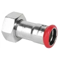 Муфта прессовая MVI Дн18x3/4″ Ру16 с накидной гайкой, из оцинкованной стали