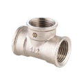 Тройник равнопроходной MVI BF.511 1/2″х1/2″х1/2″ Ду15х15х15 Ру40 ВР, латунный, никелированный