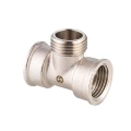 Тройник переходный MVI BF.513 1/2″х1/2″х1/2″ Ду 15х15х15 Ру40 ВР/НР/ВР, латунный, никелированный