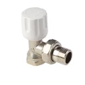 Вентиль ручной регулировки MVI TR.210.04 1/2″ Ду15 Ру10 угловой, материал корпуса - латунь никелированная