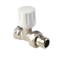 Вентиль ручной регулировки MVI TR.212.04 1/2″ Ду15 Ру10 прямой, материал корпуса - латунь никелированная