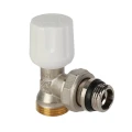 Вентиль ручной регулировки MVI TR.215.04 1/2″ Ду15 Ру10 угловой под евроконус, материал корпуса - латунь