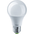 Лампа светодиодная NAVIGATOR NLL-A60 низковольтная 24-48В, матовая, мощность - 10 Вт, цоколь - E27, световой поток - 800 лм, цветовая температура - 4000 K, форма - грушевидная